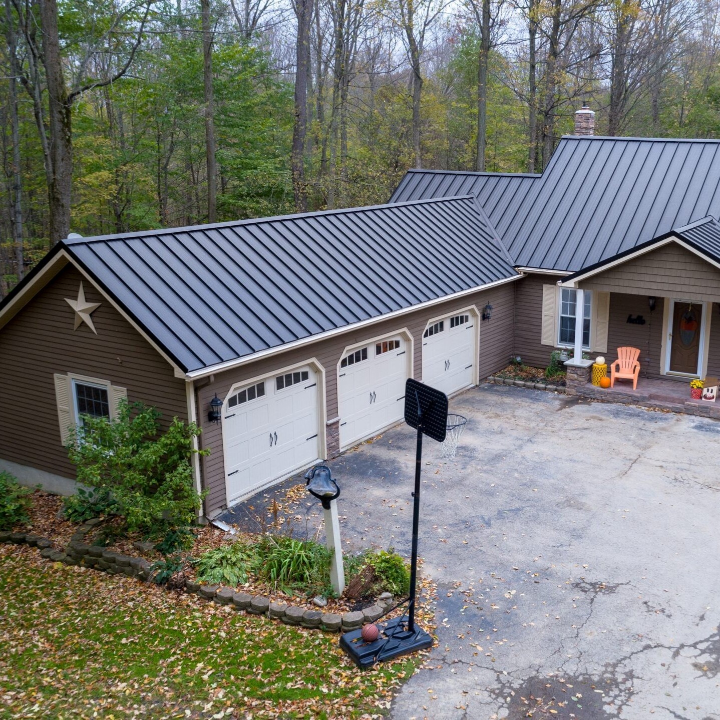 A Standing Seam Metal Roof